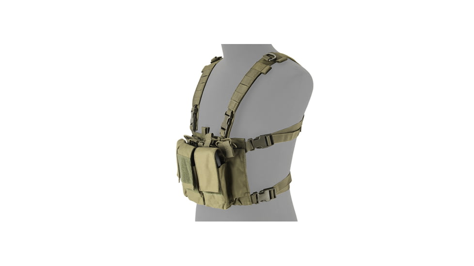 Lancer Tactical Adaptive Multi-Purpose Slim Chest Rig, Olive Drab, CA-319G