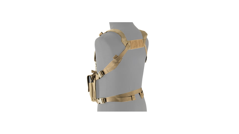 Lancer Tactical Adaptive Multi-Purpose Slim Chest Rig, Tan, CA-319T