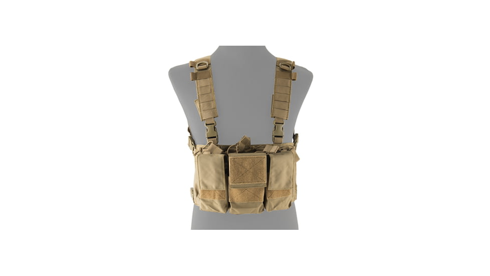 Lancer Tactical Adaptive Multi-Purpose Slim Chest Rig, Tan, CA-319T