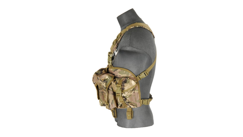 Lancer Tactical Nylon AK Chest Rig, Camo, CA-308CN
