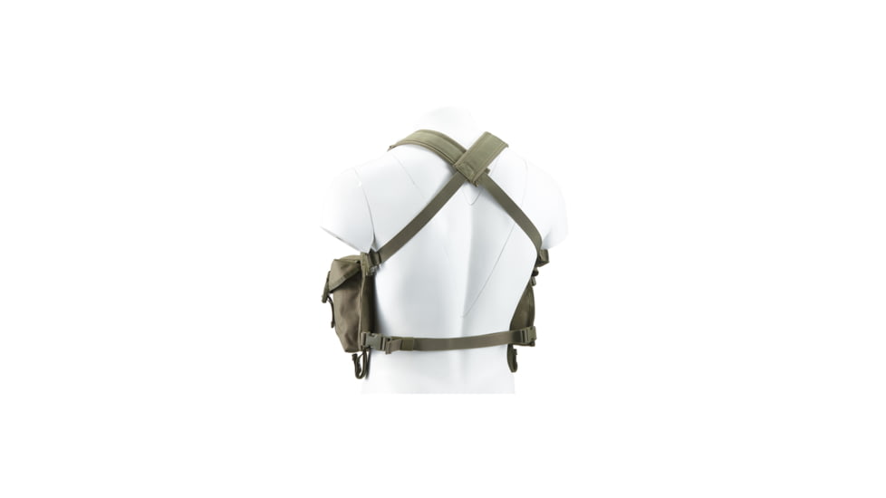 Lancer Tactical Nylon AK Chest Rig, Olive Drab, CA-308GN
