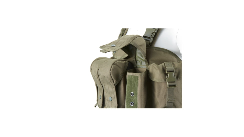 Lancer Tactical Nylon AK Chest Rig, Olive Drab, CA-308GN
