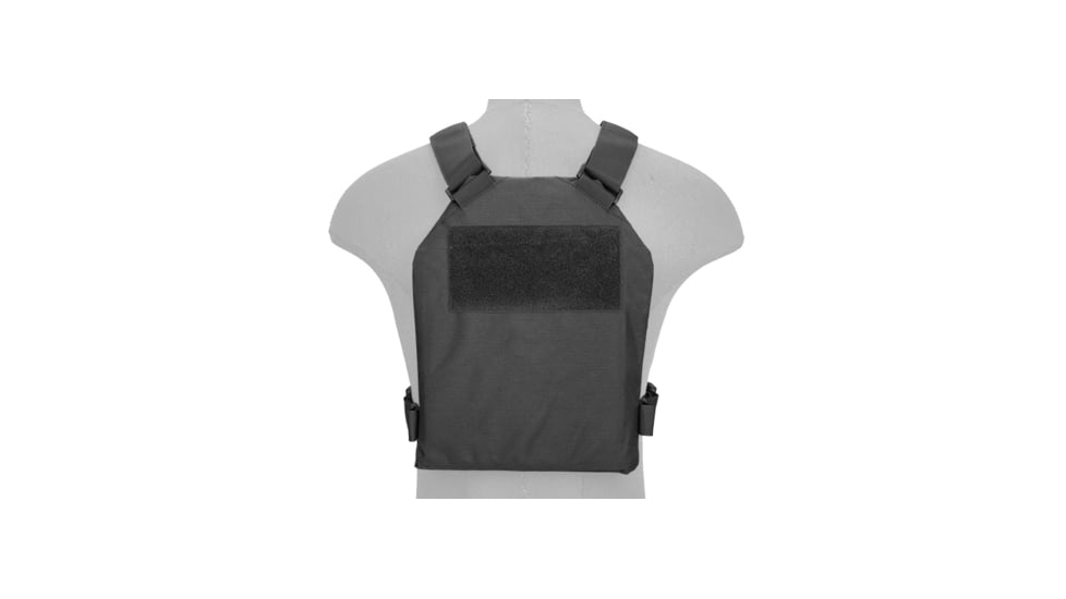 Lancer Tactical Standard Issue 1000D Nylon Tactical Vest, Black, CA-1512BN