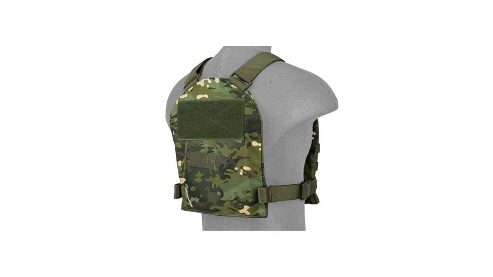 Lancer Tactical Standard Issue 1000D Nylon Tactical Vest, Camo Tropic, CA-1512MTN