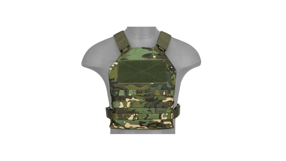Lancer Tactical Standard Issue 1000D Nylon Tactical Vest, Camo Tropic, CA-1512MTN