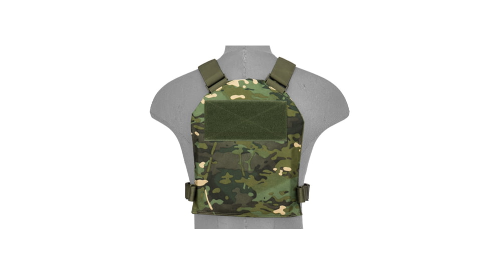 Lancer Tactical Standard Issue 1000D Nylon Tactical Vest, Camo Tropic, CA-1512MTN