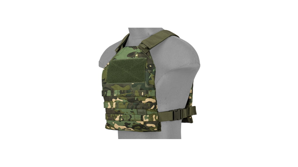 Lancer Tactical Standard Issue 1000D Nylon Tactical Vest, Camo Tropic, CA-1512MTN