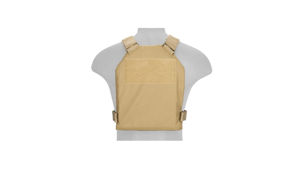 Lancer Tactical Standard Issue 1000D Nylon Tactical Vest, Coyote Brown, CA-1512KN