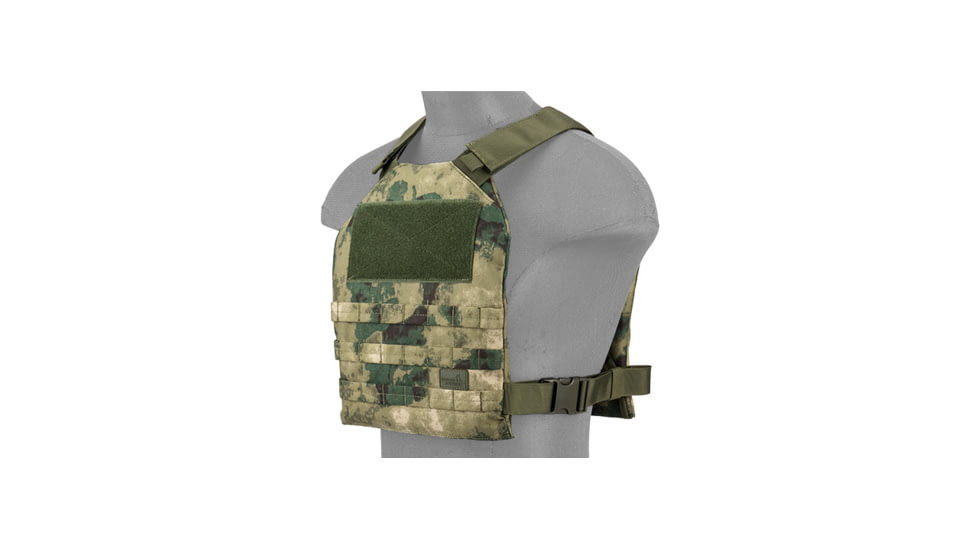 Lancer Tactical Standard Issue 1000D Nylon Tactical Vest, Foliage Green, CA-1512FN