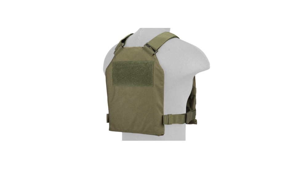 Lancer Tactical Standard Issue 1000D Nylon Tactical Vest, Olive Drab, CA-1512GN