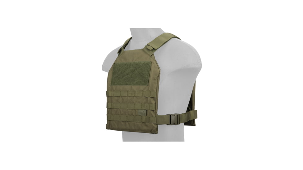 Lancer Tactical Standard Issue 1000D Nylon Tactical Vest, Olive Drab, CA-1512GN