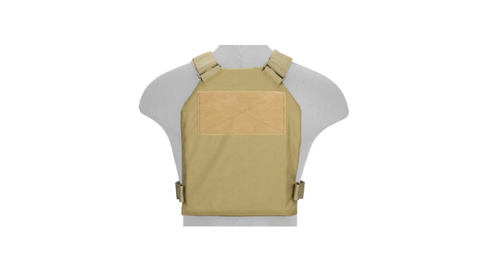 Lancer Tactical Standard Issue 1000D Nylon Tactical Vest, Tan, CA-1512TN
