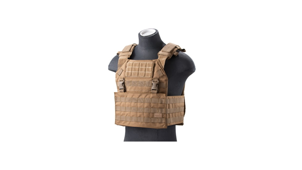 Lancer Tactical Vest with Molle Webbing and Detachable Buckles, Tan, CA-2056K