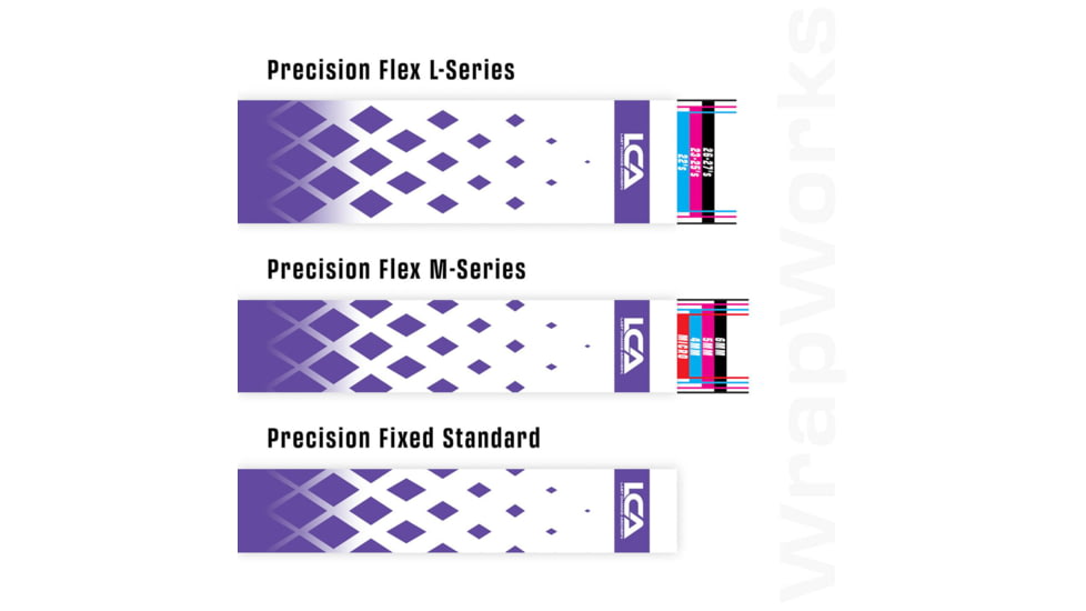 Last Chance WrapWorks Stock Diamonds Drift White/Purple Precision Flex M-Series, 1503386