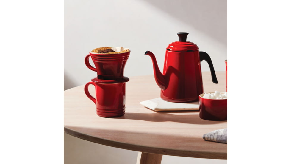 Le Creuset Pour Over Coffee Maker, Cerise, 71223130060005