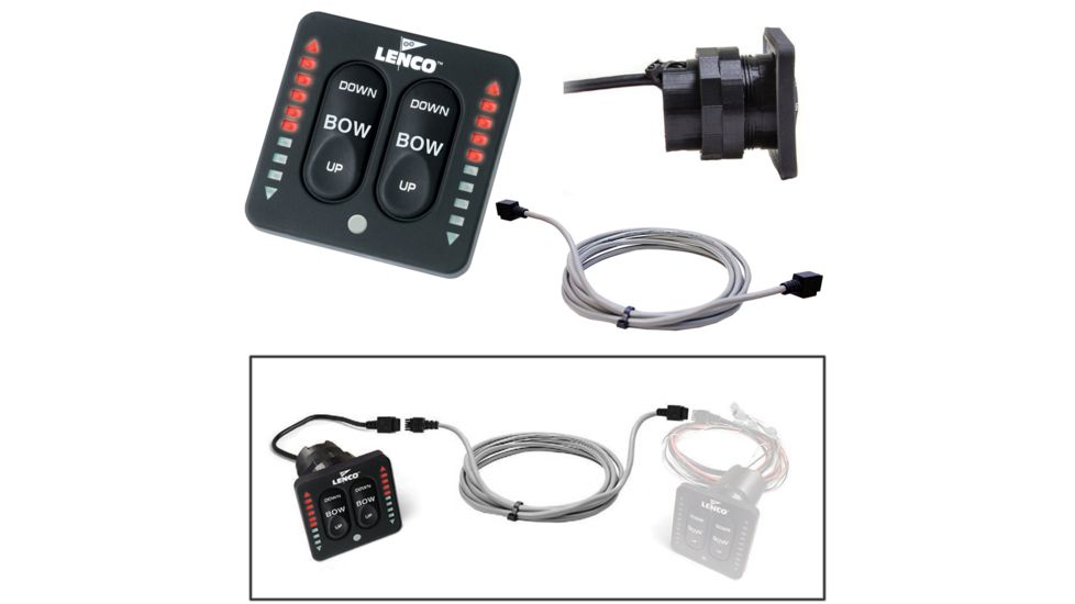 Lenco Marine Flybridge Kit f/ LED Indicator Key Pad f/All-In-One Integrated Tactile Switch - 30' 62874