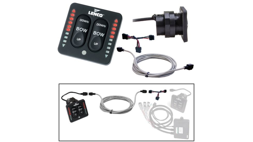 Lenco Marine Flybridge Kit f/LED Indicator Key Pad f/Two-Piece Tactile Switch - 30' 62878