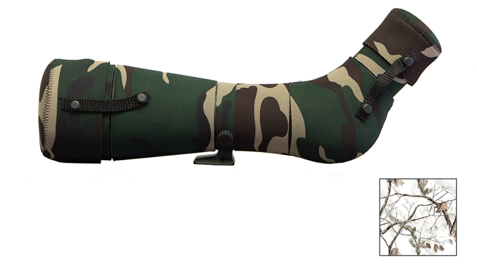 LensCoat Swarovski ATS-80 Angled Spotting Scope Cover, Snow, sssw80sn