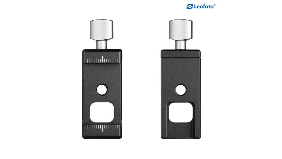 Leofoto DC-22 22mm Mini Screw-Knob Clamp - Arca Compatible, Black, DC-22