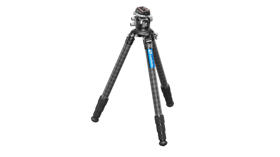 Leofoto LM-364C X Version Tripod w/ 75mm Bowl/Platform w/ LH Ballhead Set, Black, LM-364CX+LH-55LR