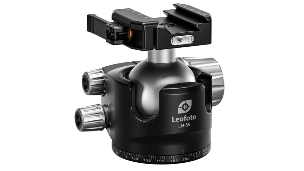 Leofoto LM-403C X Tripod with 100mm Bowl+Platform/W LH Ballhead Set, Black, One Size, 6940828314917