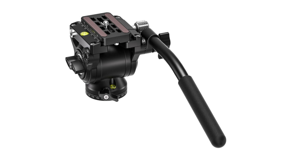 Leofoto LX-254CT/BV-5B Reversible Travel Tripod w/ Bino Fluid Head Kit, Black, LX-254CT+BV-5B