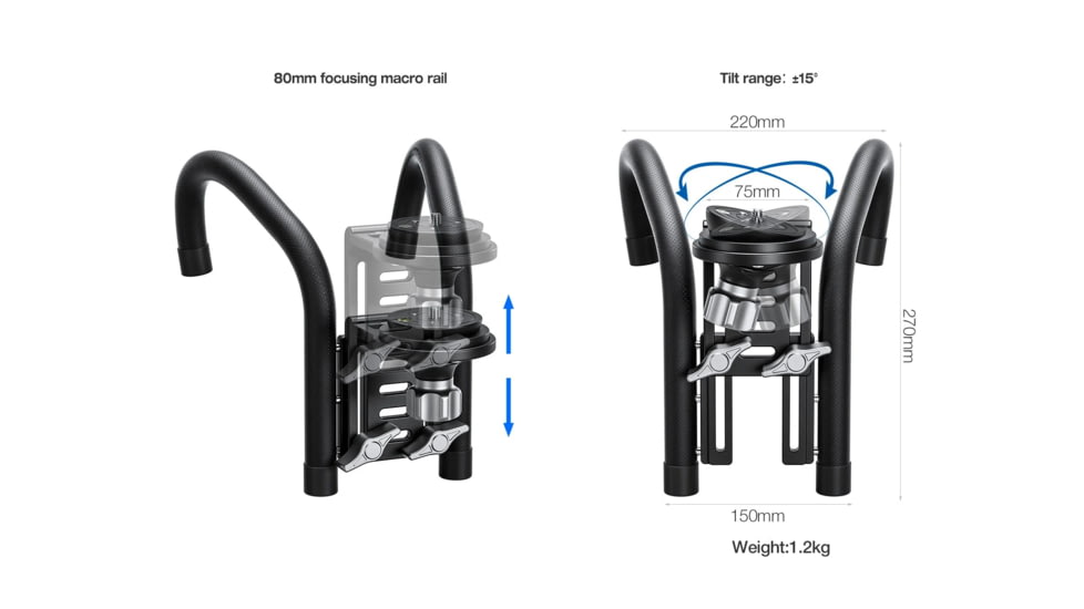 Leofoto WN-03 Car Window Stabilizer, Black, WN-03