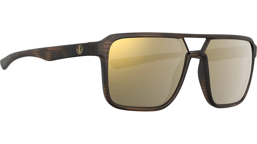Leupold Bridger Sunglasses, Matte Tortoise Frame, Bronze Mirror Lens, 182673