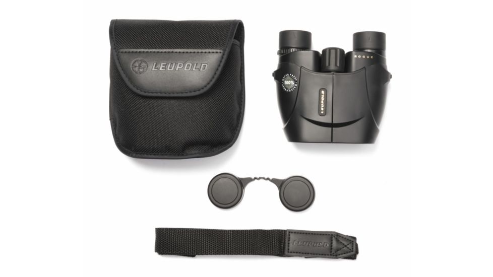 Leupold BX-1 Rogue 8x25 mm Porro Prism Compact Binocular, Black, 59220