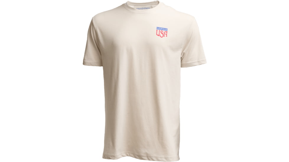 Leupold Eagle Badge Graphic T-Shirt, Medium, Sand, 186542