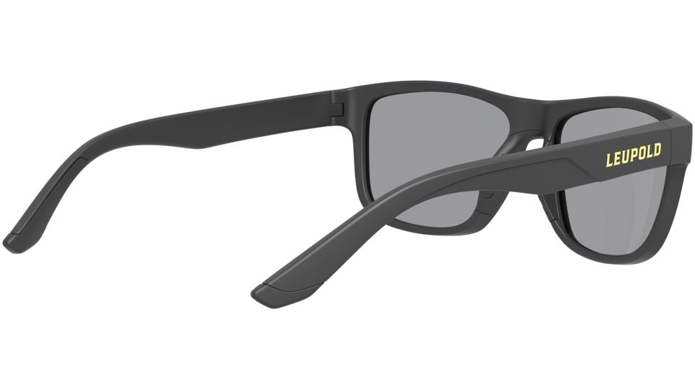Leupold Katmai Sunglasses, Matte Black Frame, Square Emerald Mirror Lens, Polarized, Narrow-Regular, 179099