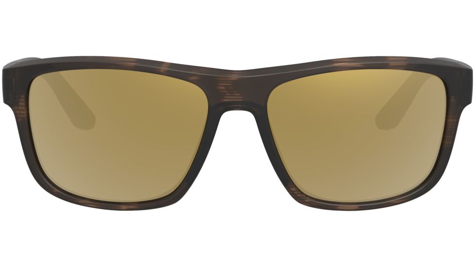 Leupold Katmai Sunglasses, Matte Tortoise Frame, Square Bronze Mirror Lens, Polarized, Narrow-Regular, 179098