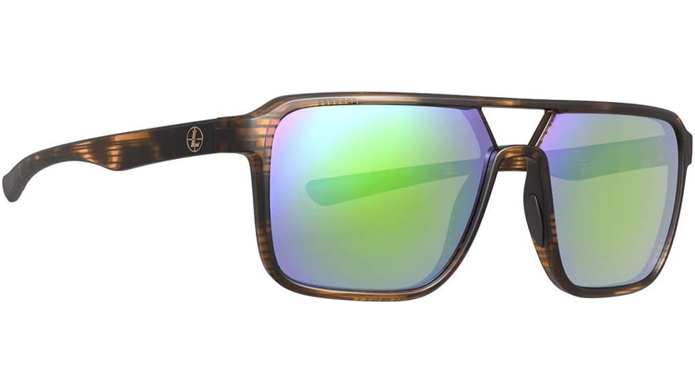 Leupold Bridger Sunglasses, Emerald Mirror, Matte Tortoise, 186747