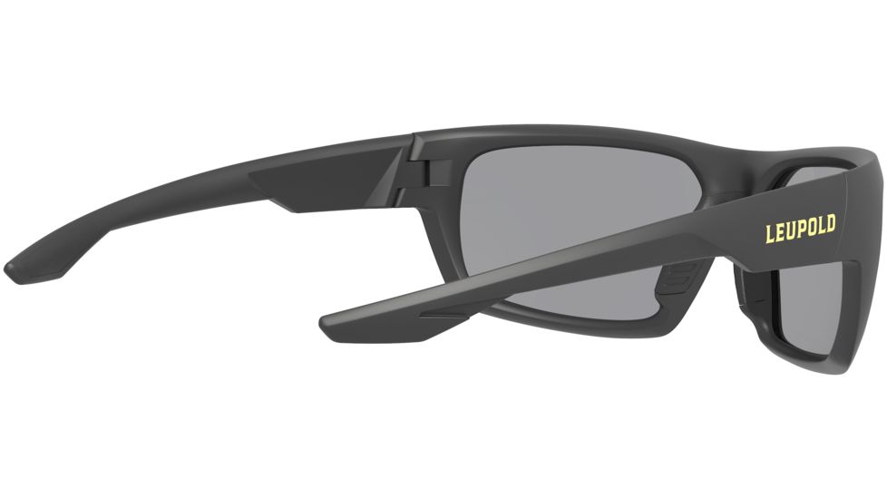 Leupold Packout Mens Sunglasses, Matte Black Frame, Square Emerald Mirror Lens, Polarized, Regular, 179095