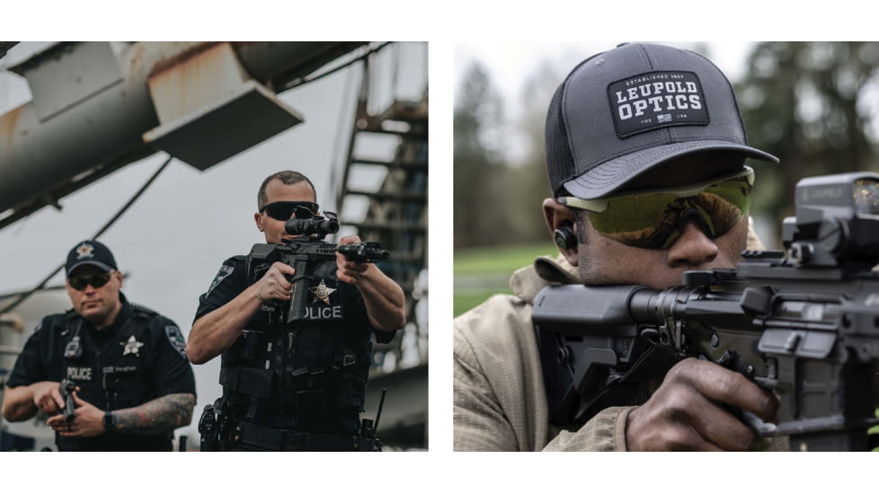 Leupold Sentinel Shooting Glasses, Matte Black Frame, Shadow Gray Flash Lens, 182669