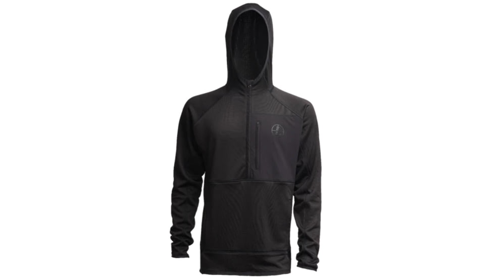 Leupold &amp; Stevens Inc. Leupold Velum Half Zip Hooded Fleece Sweatshirt Charcoal XL, 186713