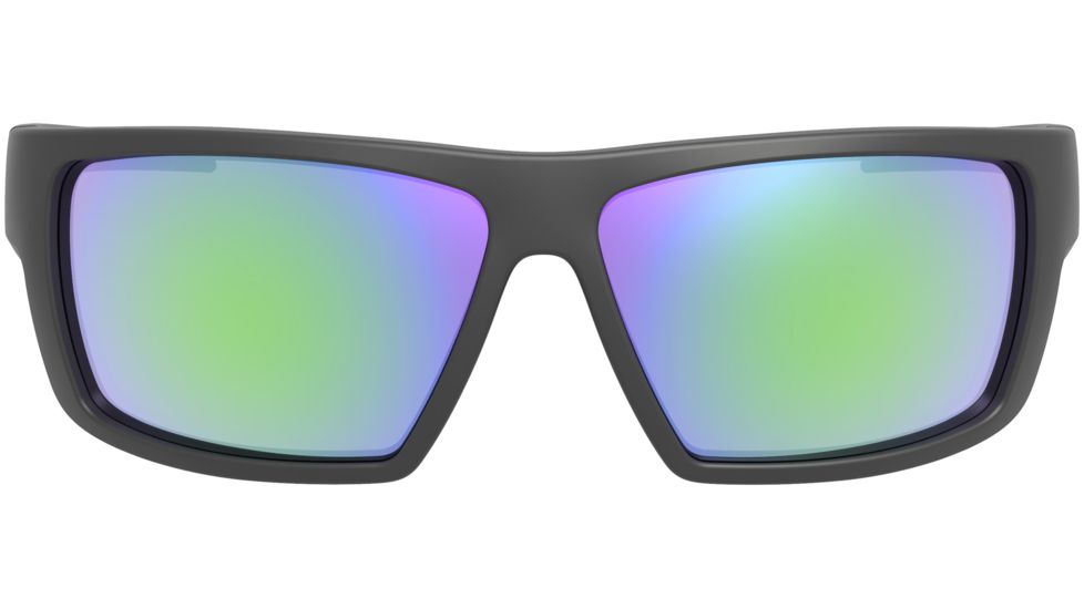 Leupold Switchback Sunglasses, Matte Black Frame, Square Emerald Mirror Lens, Polarized, Regular-Wide, 179093