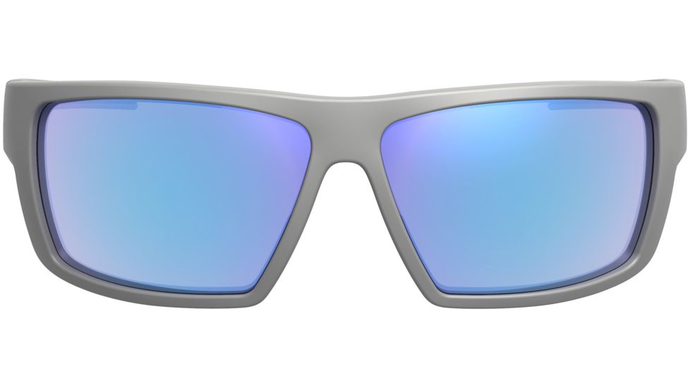 Leupold Switchback Sunglasses, Matte Grey Frame, Square Blue Mirror Lens, Polarized, Regular-Wide, 179629