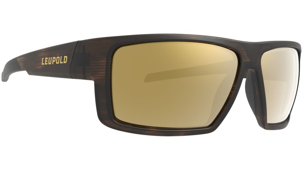 Leupold Switchback Sunglasses, Matte Tortoise Frame, Square Bronze Mirror Lens, Polarized, Regular-Wide, 179091