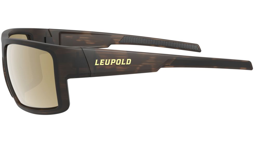 Leupold Switchback Sunglasses, Matte Tortoise Frame, Square Bronze Mirror Lens, Polarized, Regular-Wide, 179091