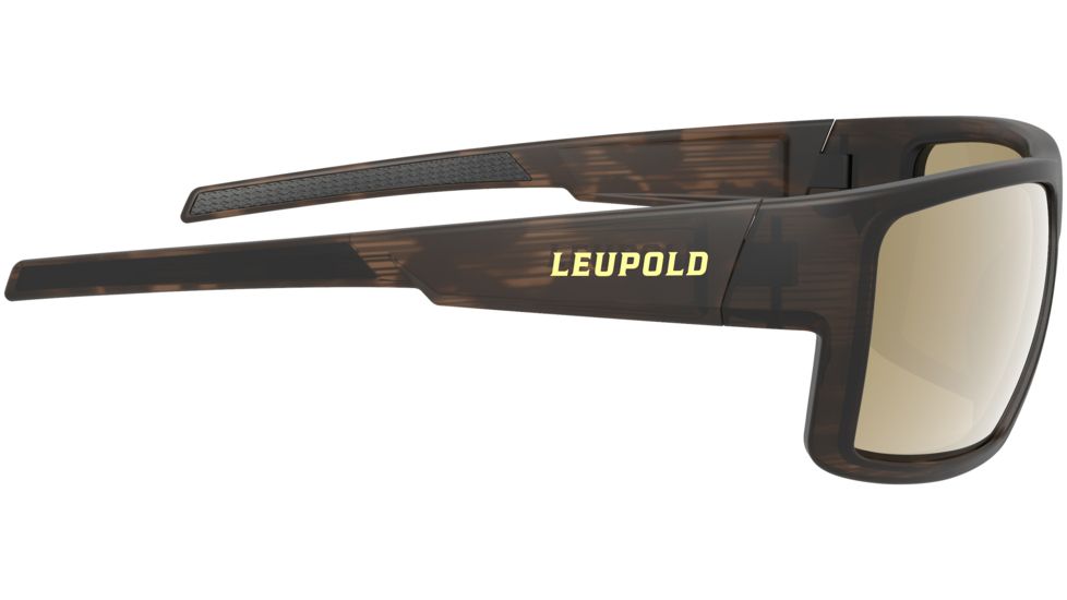 Leupold Switchback Sunglasses, Matte Tortoise Frame, Square Bronze Mirror Lens, Polarized, Regular-Wide, 179091