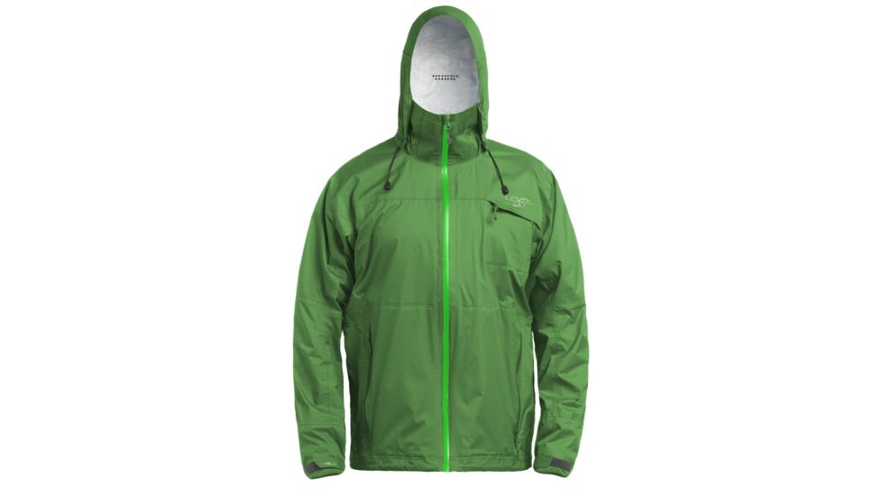 Level Six Mens Nahanni Long Sleeve 2.5 Layer Canoe Jacket, Leaf, Small, GMT-NAHA-LE-S