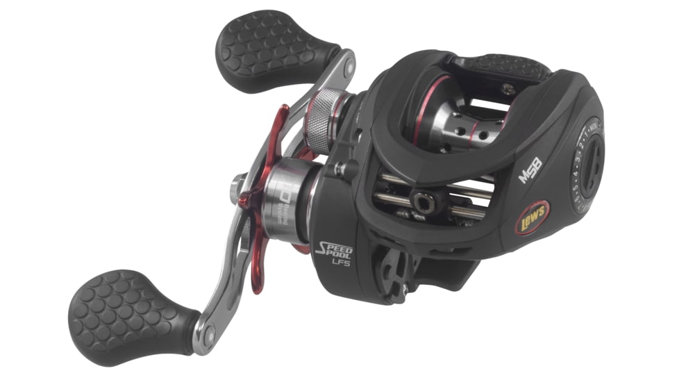 Lew's TP2 Casting Rod, Crankbait Model, 7ft 2in, 1-PC HM45 Graphite Rod w/ Medium  and Moderate, Winn Dri-Tac Split-Grip, SoftTouch Reel Seat, Black/Gray, TP272M-CB2