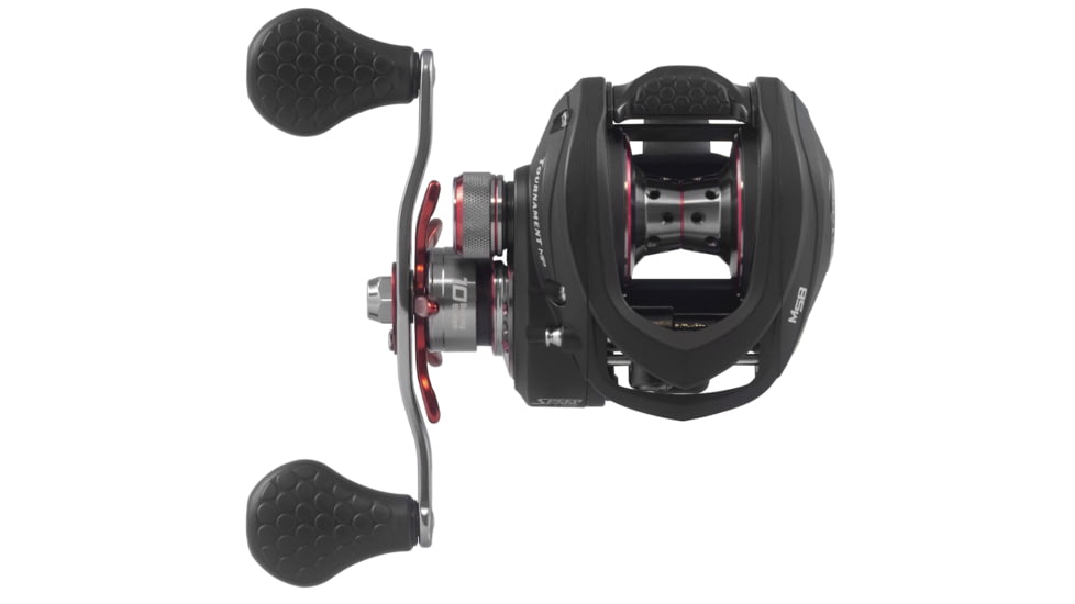 Lew's TP2 Casting Rod, Crankbait Model, 7ft 2in, 1-PC HM45 Graphite Rod w/ Medium  and Moderate, Winn Dri-Tac Split-Grip, SoftTouch Reel Seat, Black/Gray, TP272M-CB2