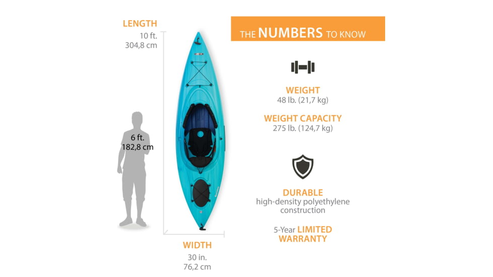 Lifetime Products Guster 100 Sit-Inside Kayak