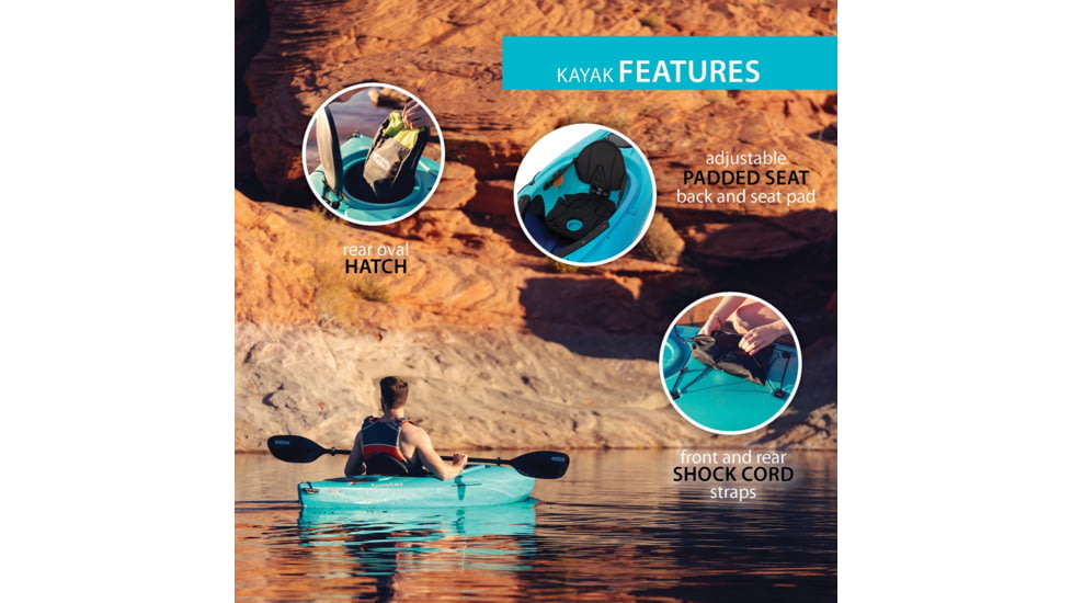 Lifetime Products Guster 100 Sit-Inside Kayak