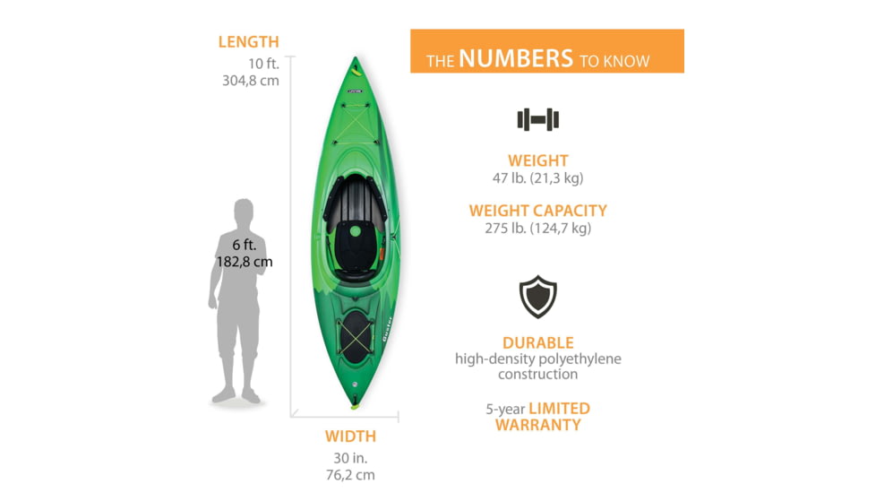 Lifetime Products Guster 100 Sit-Inside Kayak
