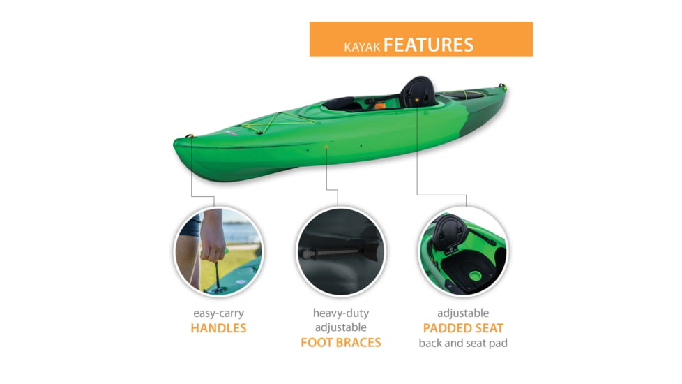 Lifetime Products Guster 100 Sit-Inside Kayak