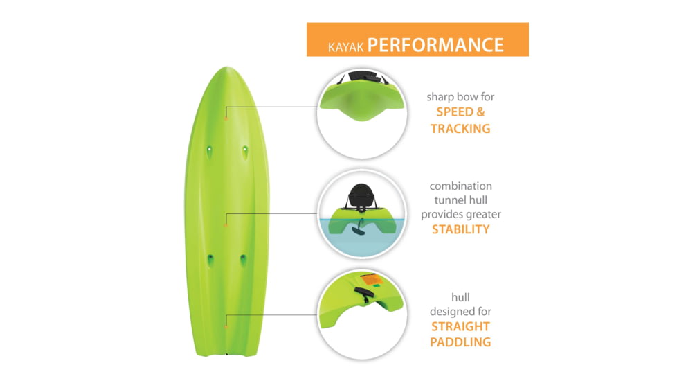 Lifetime Products Hydros 85 Sit-On-Top Fishing Kayak w/Paddle