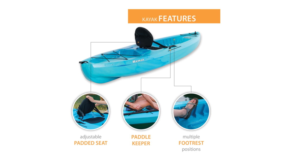 Lifetime Products Kenai 103 Sit-On-Top Kayak